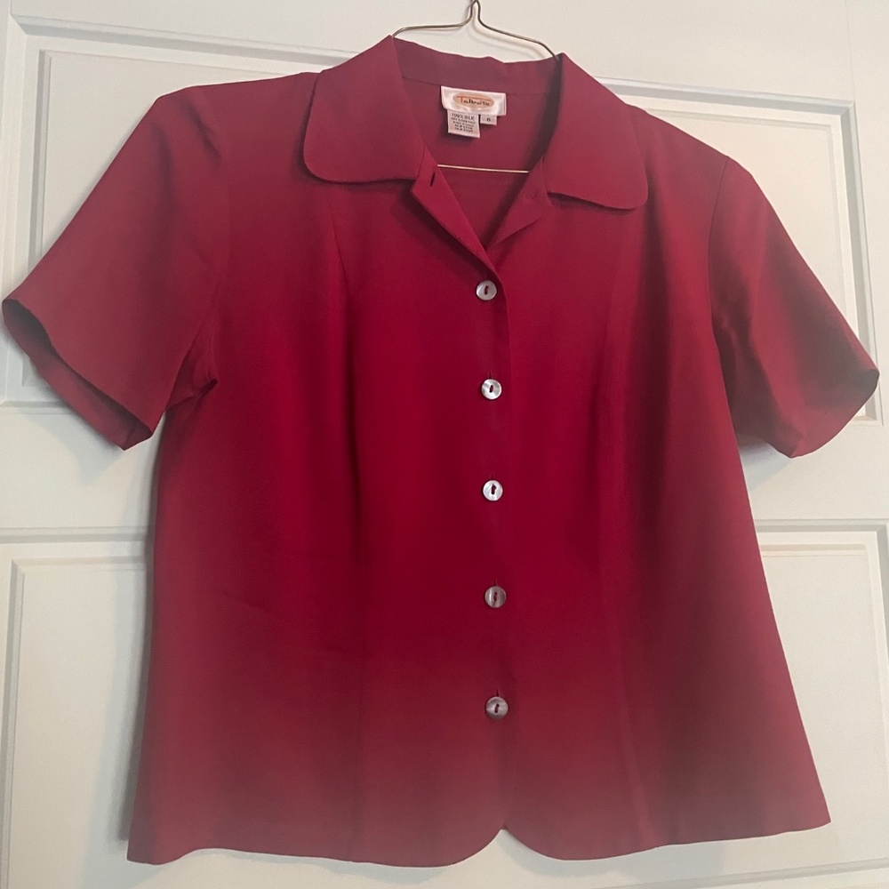Talbots 100% Silk Blouse.  Size 6